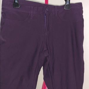 Forever 21 Low Rise Stretch “Plum” Pants